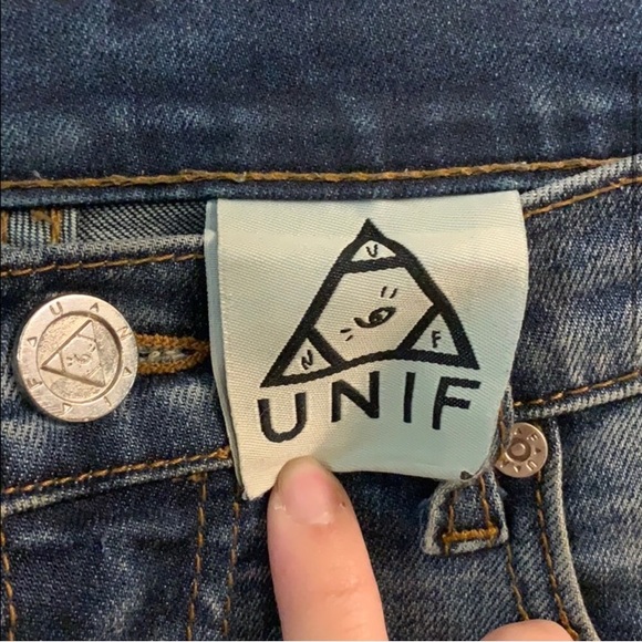 UNIF peach pit skinny jeans - Picture 4 of 5